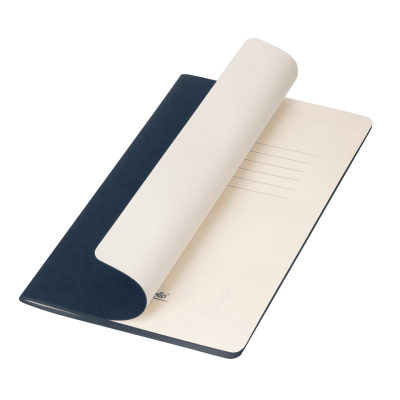 Блокнот Corsa slim, синий-0