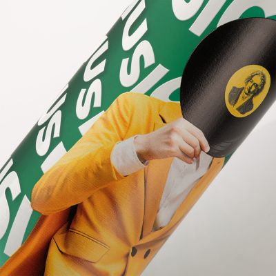 Бутылка для воды Flip, темно-зеленая-15