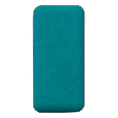 Внешний аккумулятор In Velour 10000 mAh, бирюзовый-2