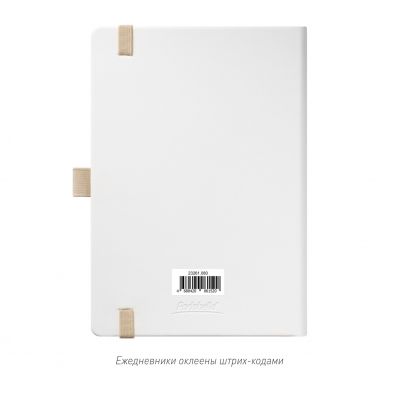 Ежедневник Arctic недатированный, белый/серый-14
