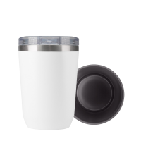 Термокружка вакуумная с керамическим покрытием Arctic, 380 ml, белый/серый