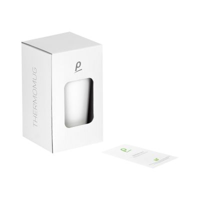 Термокружка вакуумная с керамическим покрытием Арктик (Arctic), белый/красный-8