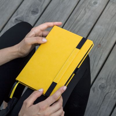 Ежедневник Canyon Lemoni недатированный, желтый/черный-10