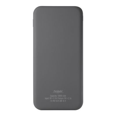 Внешний аккумулятор с подсветкой Люче (Luce) 10000 mAh, серый-3
