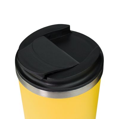 Термокружка вакуумная Palermo Lemoni, желтая-3