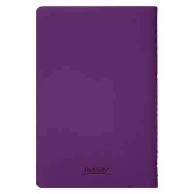 Блокнот Alpha slim, фиолетовый-5
