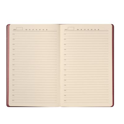 Ежедневник Rain недатированный, бургунди (без упаковки, без стикера)-9