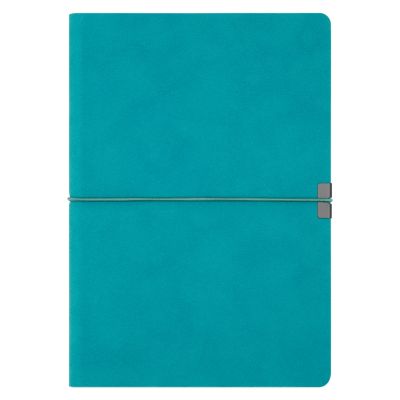 Ежедневник In Velour недатированный, бирюзовый-3