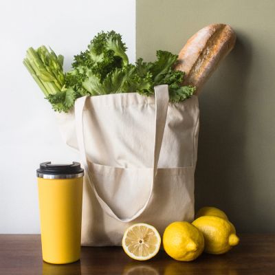 Термокружка вакуумная Palermo Lemoni, желтая-8