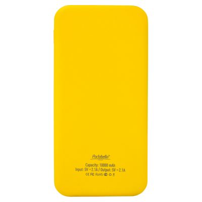 Внешний аккумулятор с подсветкой Люче (Luce) Lemoni 10000 mAh, желтый-5