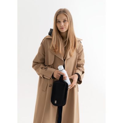 Термобутылка вакуумная герметичная Соренто (Sorento), белая, зернистое покрытие-12