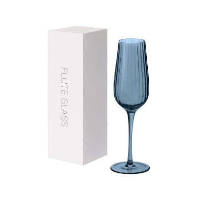 Бокал для шампанского Toscana, синий-13