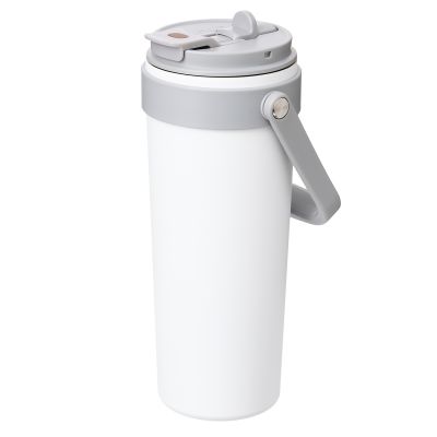 Термокружка вакуумная Соло (Solo), белая-4