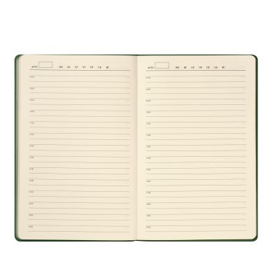 Ежедневник Rain недатированный, зеленый-10