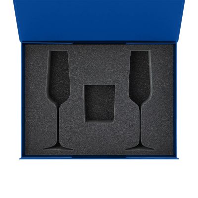 Ложемент под свечу Энигма (Enigma) + 2 бокала для шампанского в среднюю коробку-трансформер (арт. 695721)-4