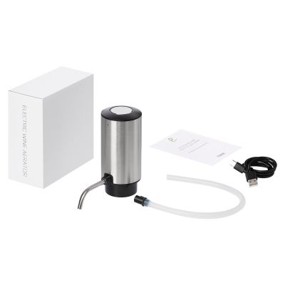 Электрический аэратор Dante, серебряный-10