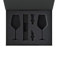 Ложемент под 2 бокала для вина + набор для вина Sacramento в большую коробку-трансформер (арт. 695722)