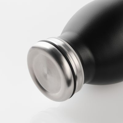 Термобутылка вакуумная герметичная Amore, черная-5