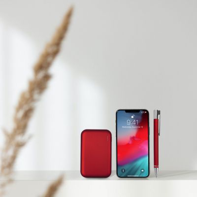 Внешний аккумулятор Veluto 5000 mAh, красный-4
