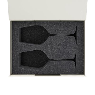 Ложемент под 2 бокала для вина (рифленое стекло) в среднюю коробку-трансформер (арт. 695721)-8