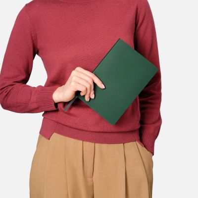 Ежедневник Latte soft touch недатированный, зеленый-9