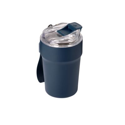 Термокружка вакуумная Monaco, синяя-6