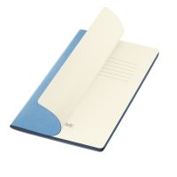 Блокнот с логотипом Portobello Notebook Trend, Latte new slim, голубой/синий