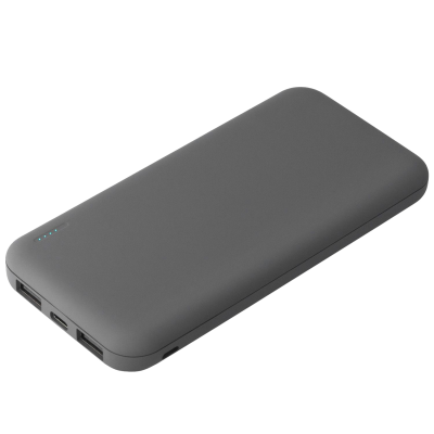Внешний аккумулятор с подсветкой Люче (Luce) 10000 mAh, серый-0