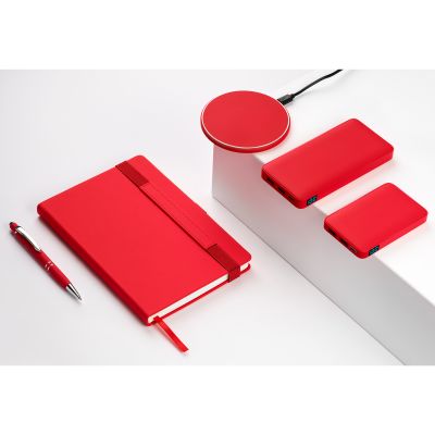 Внешний аккумулятор с подсветкой Анкор (Ancor) 5000 mAh, красный-10