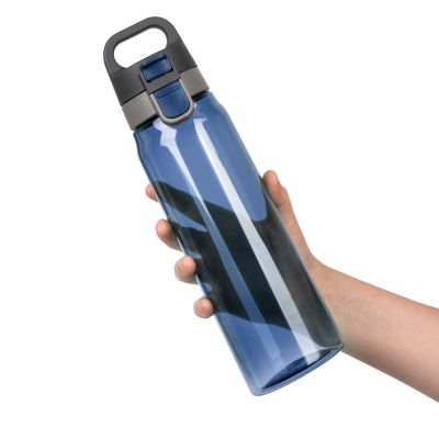 Бутылка для воды Aqua, синяя-3