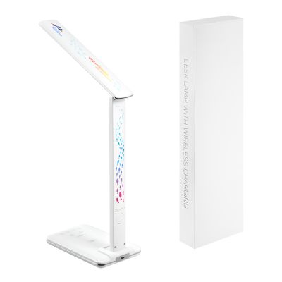 Настольная лампа с беспроводной зарядкой 15W Aura-13