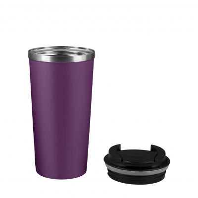 Термокружка вакуумная Palermo, фиолетовая-4
