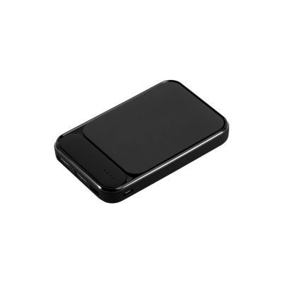 Подарочный набор Maxy, черный (шоппер, ежедневник, ручка, ЗУ)-4