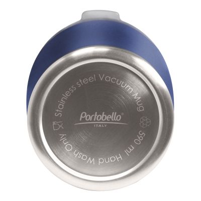 Термокружка вакуумная Crown, синяя-2