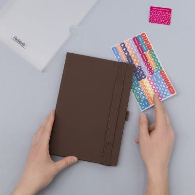 Ежедневник Альфа (Alpha) недатированный, коричневый/бежевый-14