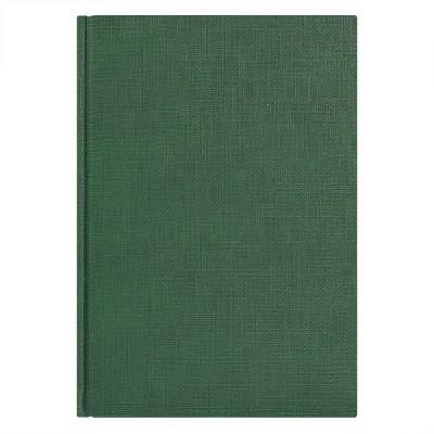 Ежедневник недатированный City Flax 145х205 мм, без календаря, зеленый-0