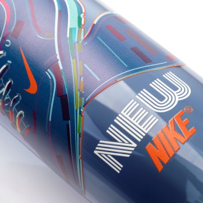 Бутылка для воды Aqua, синяя-8