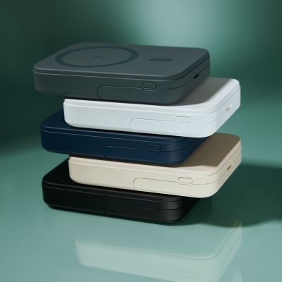 Внешний аккумулятор Union PD 10000mAh с функцией беспроводной зарядки 15W, синий-14