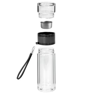 Бутылка стеклянная с двойными стенками, Terso, 300 ml-1