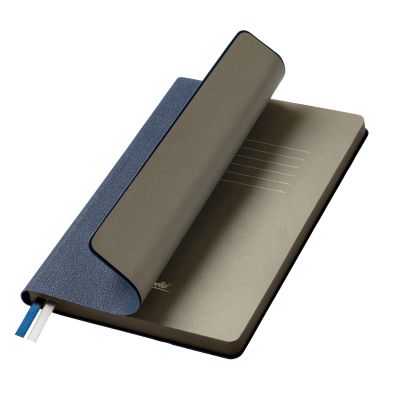 Ежедневник Tweed недатированный, синий (без упаковки, без стикера)-0