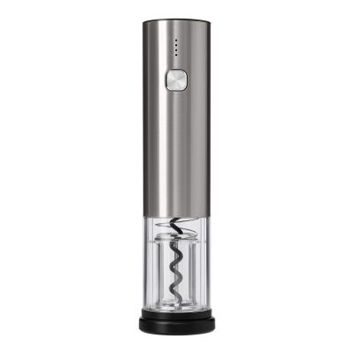 Набор для вина с электрическим штопором Vintaro, серебряный-2