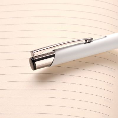 Шариковая ручка Alpha, белая-5