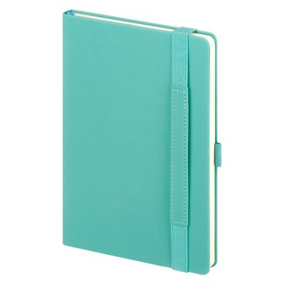 Ежедневник Альфа (Alpha) недатированный, бирюзовый/серый-5