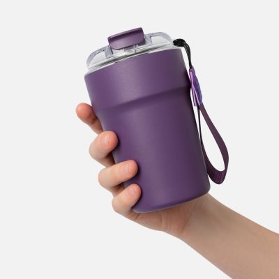 Термокружка вакуумная Monaco, фиолетовая-8