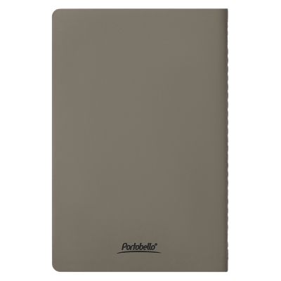 Блокнот Alpha slim, серый-5