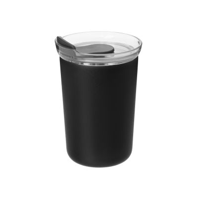 Термокружка вакуумная Strada, черная-3