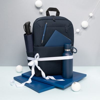 Термобутылка вакуумная герметичная Modena, синяя-15