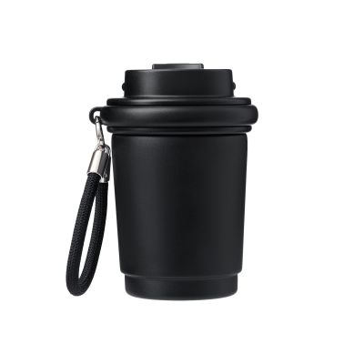 Термокружка вакуумная Сидней (Sydney), черная-4