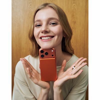 Внешний аккумулятор Атлантис (Atlantis) PD 5000mAh с функцией беспроводной зарядки 15W, оранжевый-13