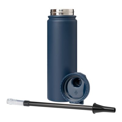 Термобутылка вакуумная герметичная Савона (Savona), синяя-4